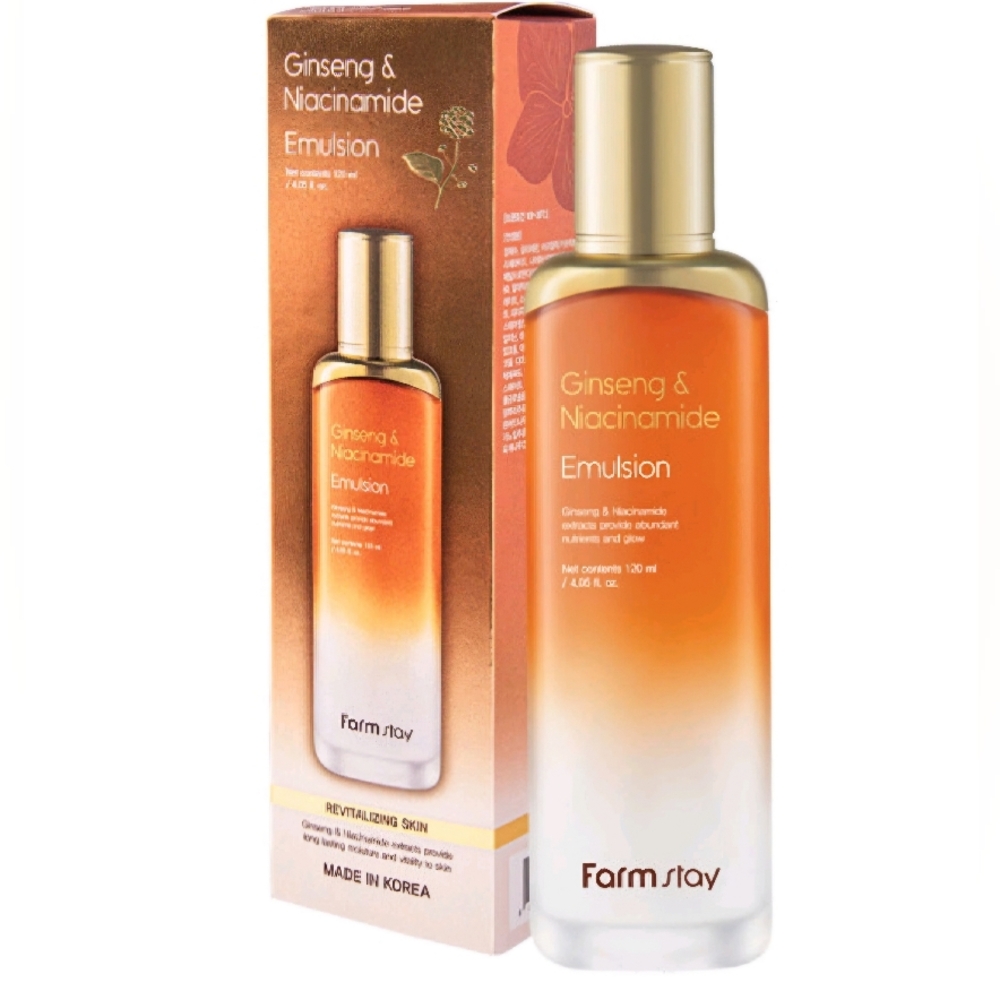 Farm Stay Ginseng & Niacinamide Emulsion -